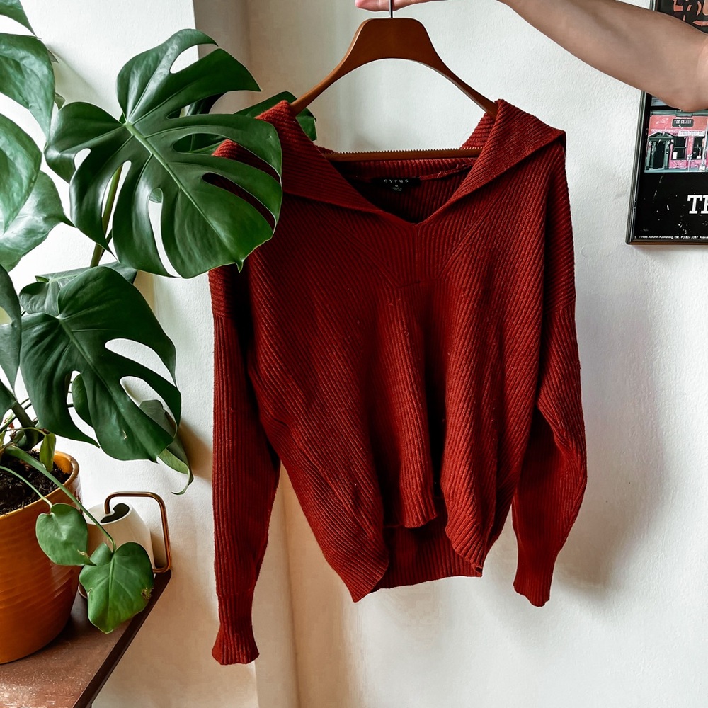 Cyrus blood orange sweater